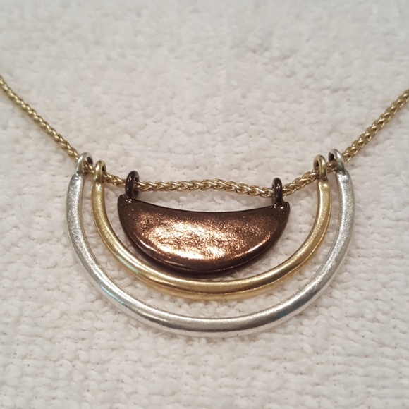New Lucky Brand Tri-Tone Necklace - Picture 5 of 5